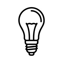 Icon of a Light Bulb	
