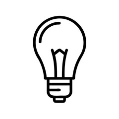 Icon of a Light Bulb	
