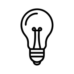 Icon of a Light Bulb	
