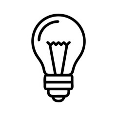 Icon of a Light Bulb	
