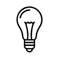 Icon of a Light Bulb	
