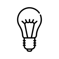Icon of a Light Bulb	
