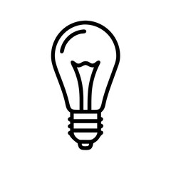 Icon of a Light Bulb	
