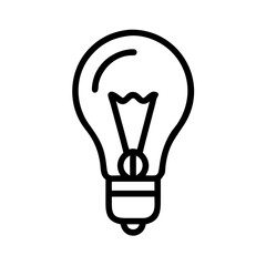 Icon of a Light Bulb	
