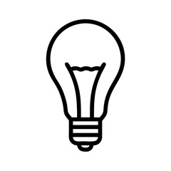 Icon of a Light Bulb	
