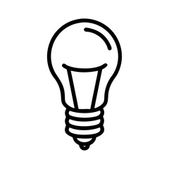 Obraz premium Icon of a Light Bulb 