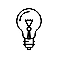 Icon of a Light Bulb	
