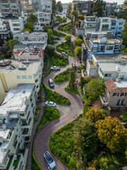 Lombard Street is an east–west street in San Francisco, California, that is famous for a steep, one-block section with eight hairpin turns.