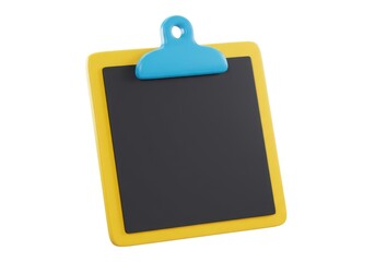 Obraz premium 3d clipboard illustration isolated on white background 