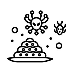 Solid Black Background for graphic design and templates