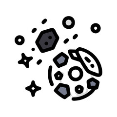 Abstract shapes in black and gray minimalist concept