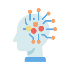 Artificial intelligence brain, machine learning, futuristic technology concept