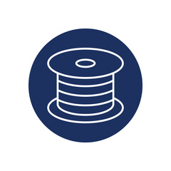 Power Cable icon vector stock illustration