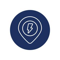 Location icon vector stock illustration