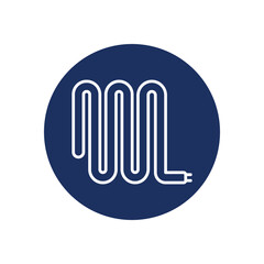 Electric Wire icon vector stock illustration