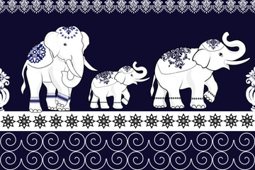 vector illustration of an elephant