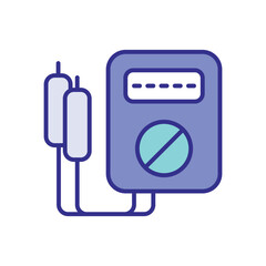 Multimeter icon vector stock illustration