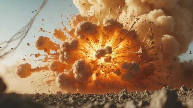 Authentic Dust with Explosive Effect