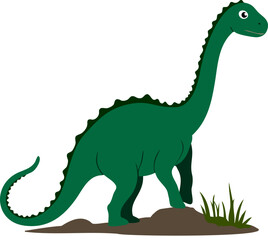 Naklejka premium Colored Dinosaur