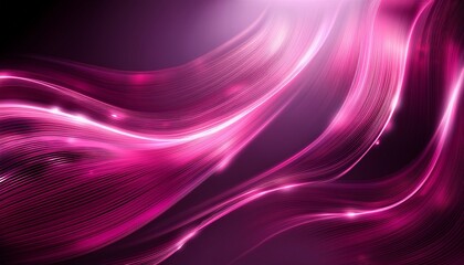Fototapeta premium Pink shimmering waves Light effect