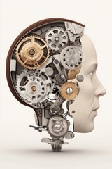 Obraz premium Various neurological conditions autism, Alzheimer's, Parkinson's - cognitive function, brain health, memory issues, motor dysfunction, neurological disorders, mental challenges, neurodegeneration, 