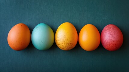 Bright spring egg decor