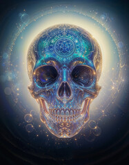 human skull and crossbones