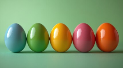 Bright spring egg decor