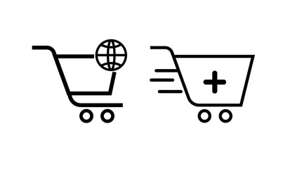 E-commerce Icon Set | Online Shopping icons, Payment, Cart & Delivery Icons