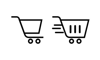 E commerce icon set, shopping icons, shopping basket icons, vector e commerce icons