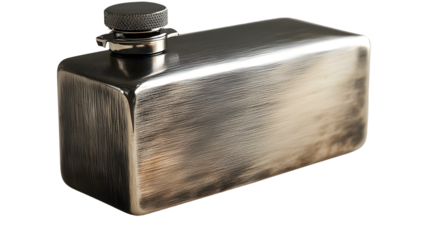 Metal flask brushed steel hip flask liquor container alcohol holder bar accessory metalli