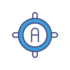 Ampere icon vector stock illustration