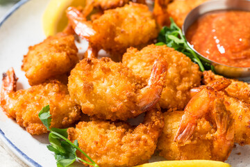 Homemade Deep Fried Panko Shrimp