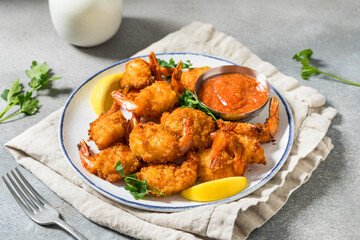 Homemade Deep Fried Panko Shrimp