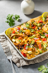 Homemade Vegan Loaded Sheet Pan Nachos