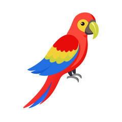 Obraz premium Parrot: The Colorful Birds of the Tropics