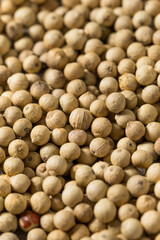 Raw Organic White Peppercorns