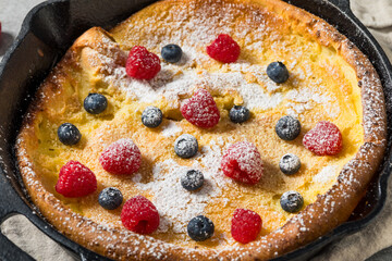Sweet Homemade Dutch Baby Pancake