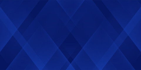dark blue background with abstract square shape, dynamic and sport banner concept.