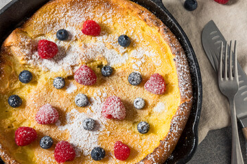 Sweet Homemade Dutch Baby Pancake