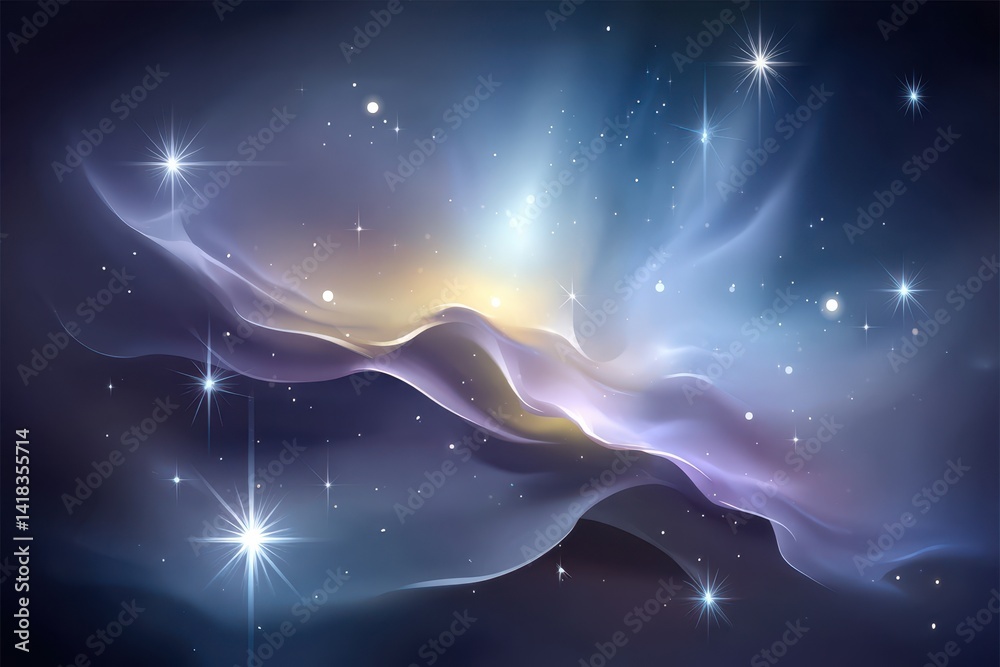 Wall mural an abstract background concept featuring a cosmic galaxy in outer space exists