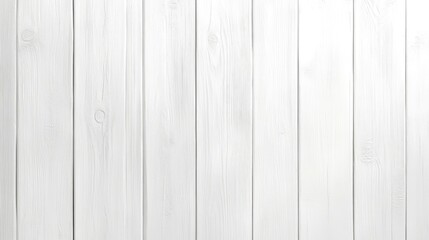 Obraz premium Clean, white wood paneling. Vertical planks. Simple, natural backdrop