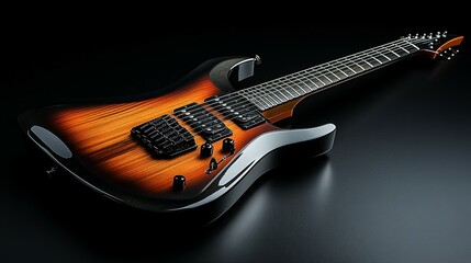 Fototapeta premium electric guitar close up