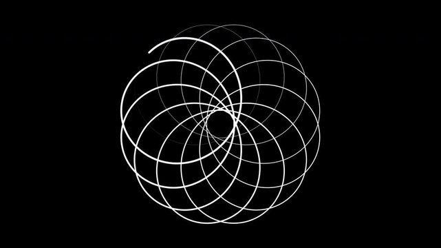 Seamlessly Loopable Cycloid Path Animation