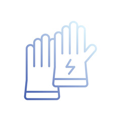 Gloves icon vector stock illustration