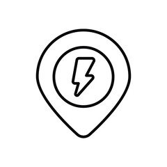 Location icon vector stock illustration