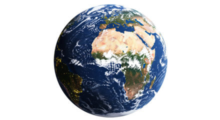 A view of planet earth from space showing continents, oceans, and cloud cover against a black background selling, purchasing, agreement, $