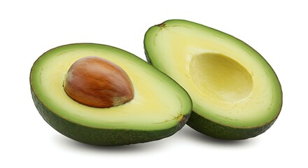 Avocado on a white background. Mexican food