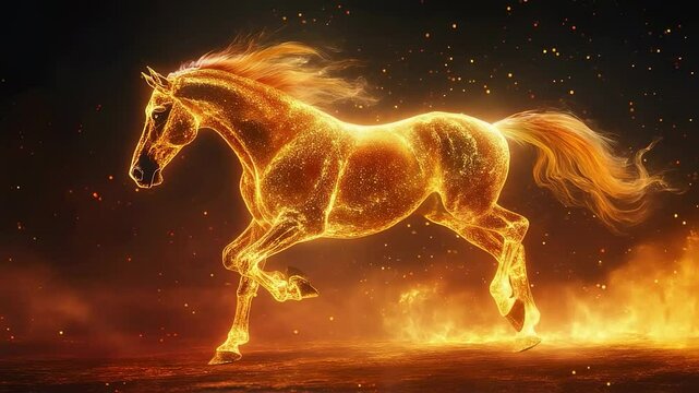 Happy Chinese New Year, year of the horse zodiac sign