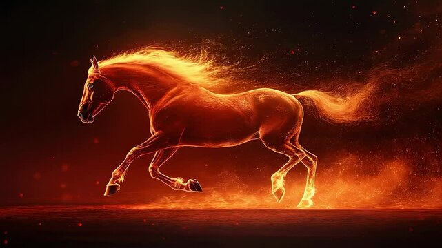 Happy Chinese New Year, year of the horse zodiac sign